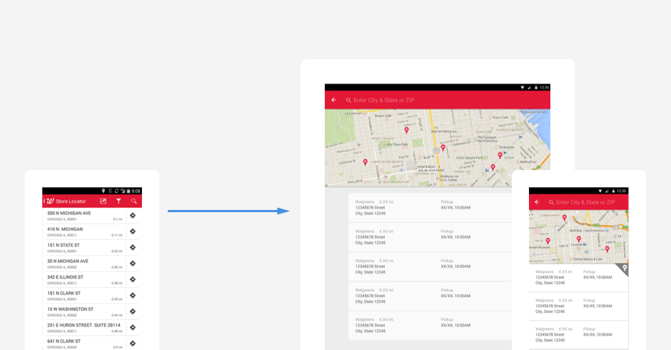 Walgreens Android App Redesign