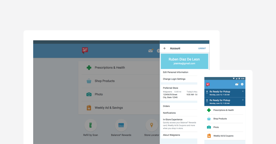 Walgreens App Redesign